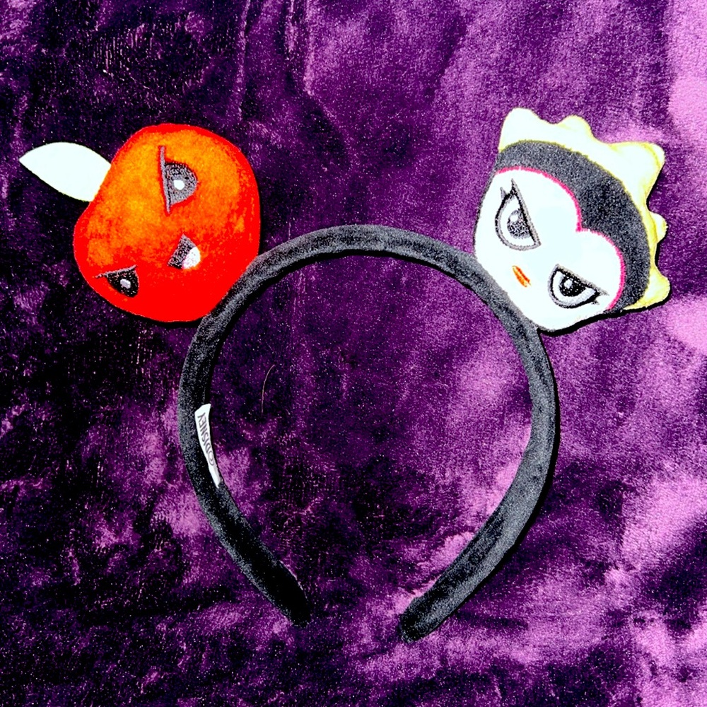 DISNEY EVIL QUEEN and POISON APPLE PLUSHIE HEADBAND
